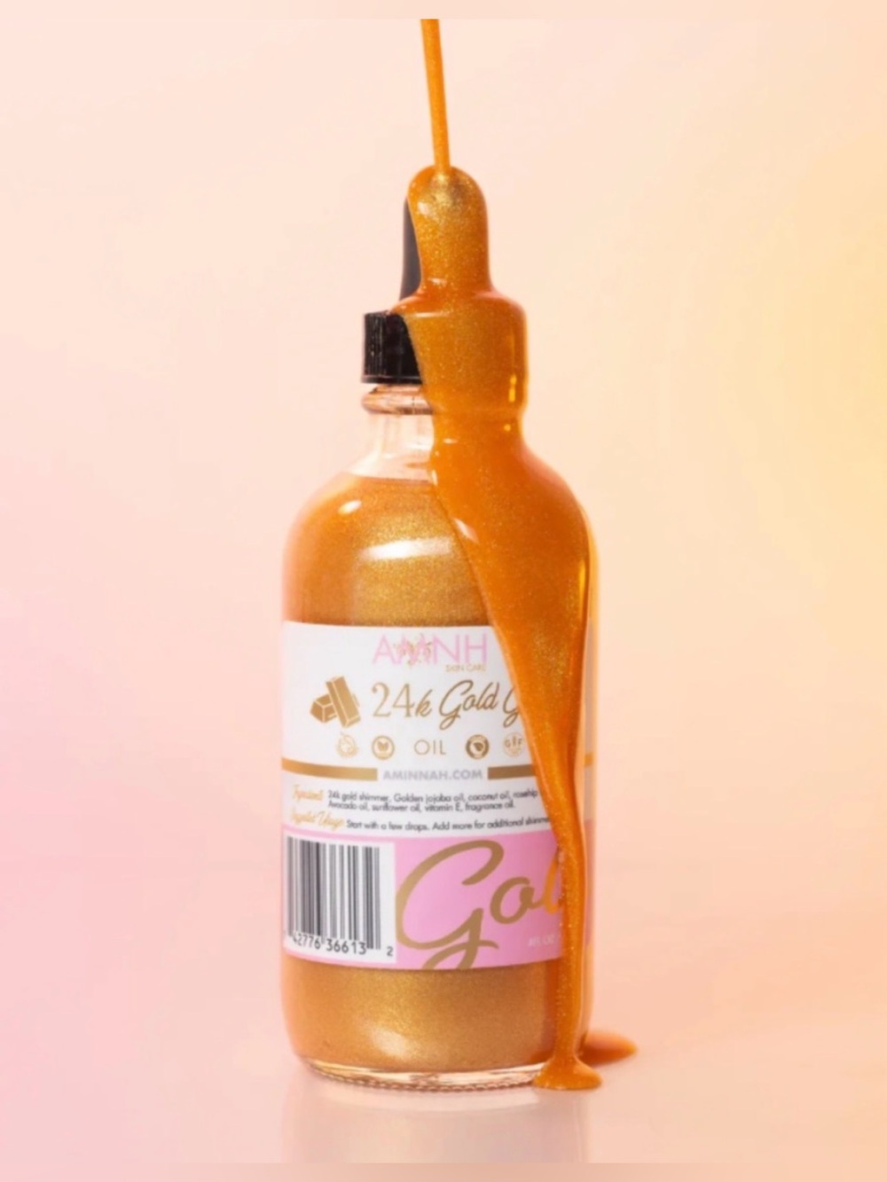 RESERVED Aminnah “24K Gold Glow" Body Oil